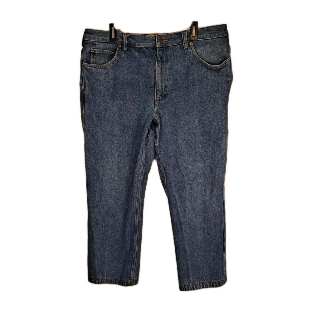 Duluth Trading Men's Jeans Size 40x30 Relaxed Fit Straight Leg Blue Denim